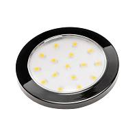 Точечный накладной светодиодный светильник Lumino 1,5W, 12V, черный, холодный белый — купить оптом и в розницу в интернет магазине GTV-Meridian.
